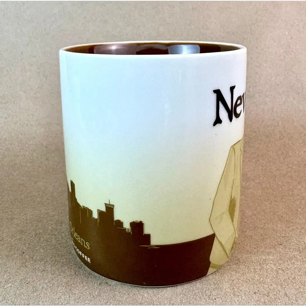 Vintage 2012 Starbucks New Orleans Global Icon Series Mug - Jazz Saxophonist